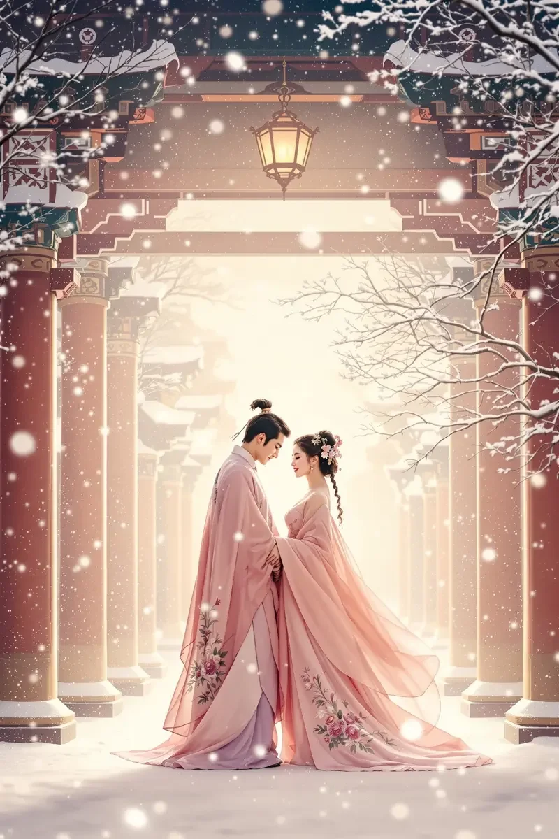 雪落长安 电影海报 - 福利姬